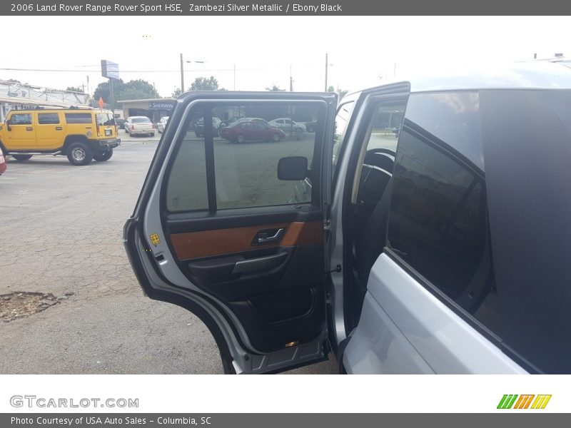 Zambezi Silver Metallic / Ebony Black 2006 Land Rover Range Rover Sport HSE