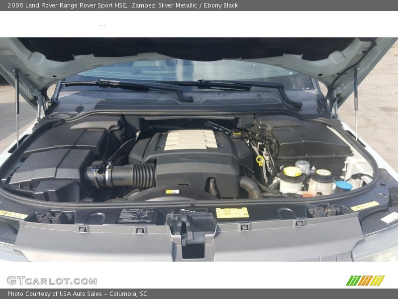 Zambezi Silver Metallic / Ebony Black 2006 Land Rover Range Rover Sport HSE