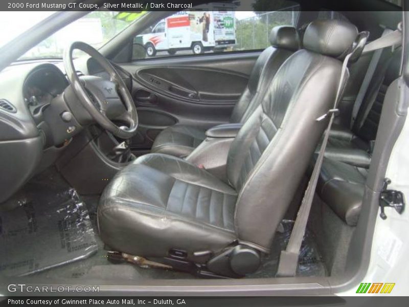 Silver Metallic / Dark Charcoal 2000 Ford Mustang GT Coupe