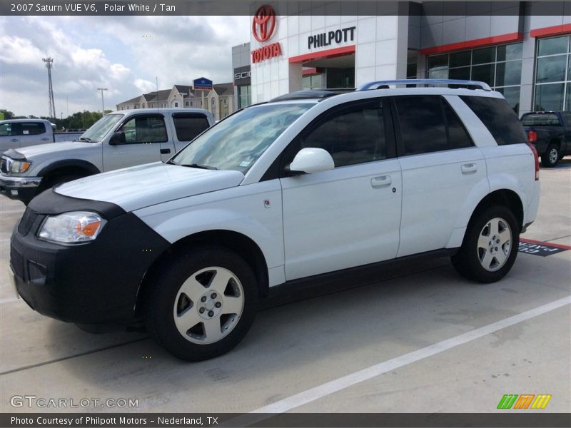 Polar White / Tan 2007 Saturn VUE V6