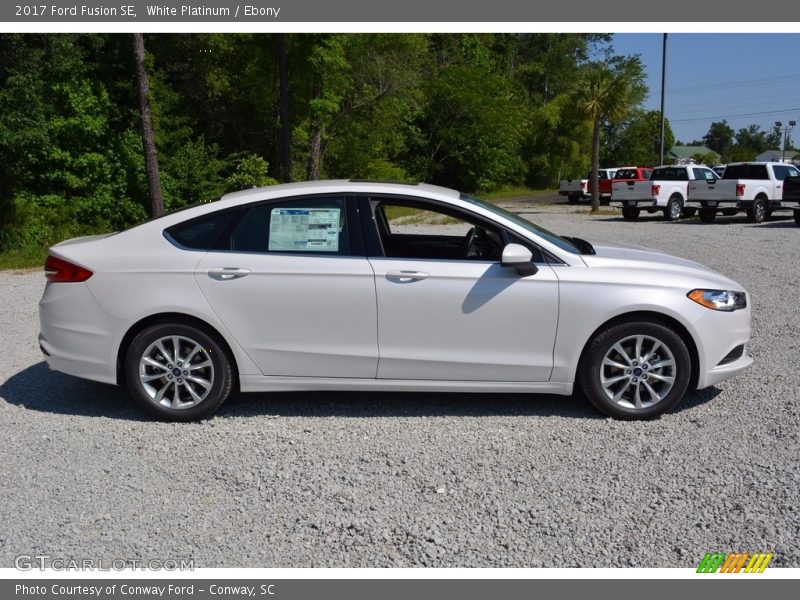  2017 Fusion SE White Platinum