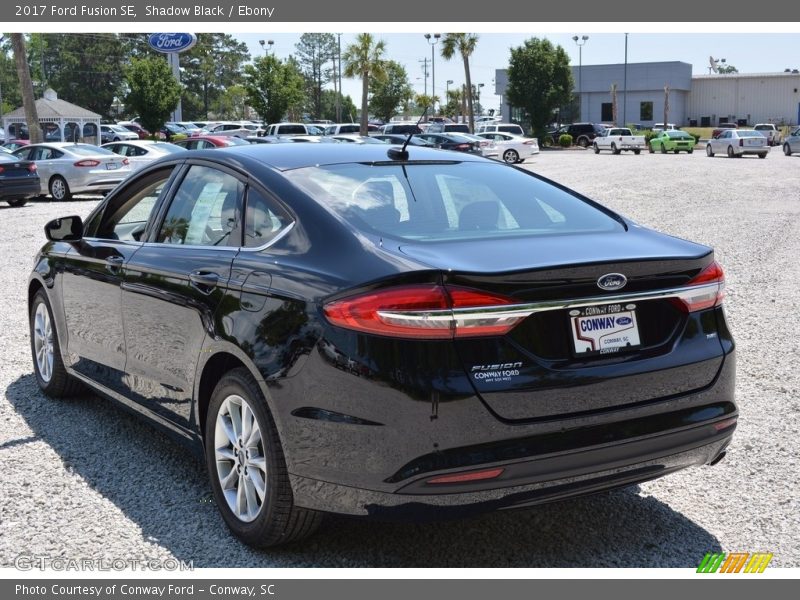 Shadow Black / Ebony 2017 Ford Fusion SE