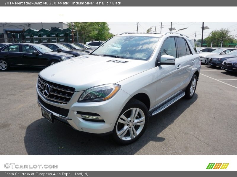 Iridium Silver Metallic / Black 2014 Mercedes-Benz ML 350 4Matic