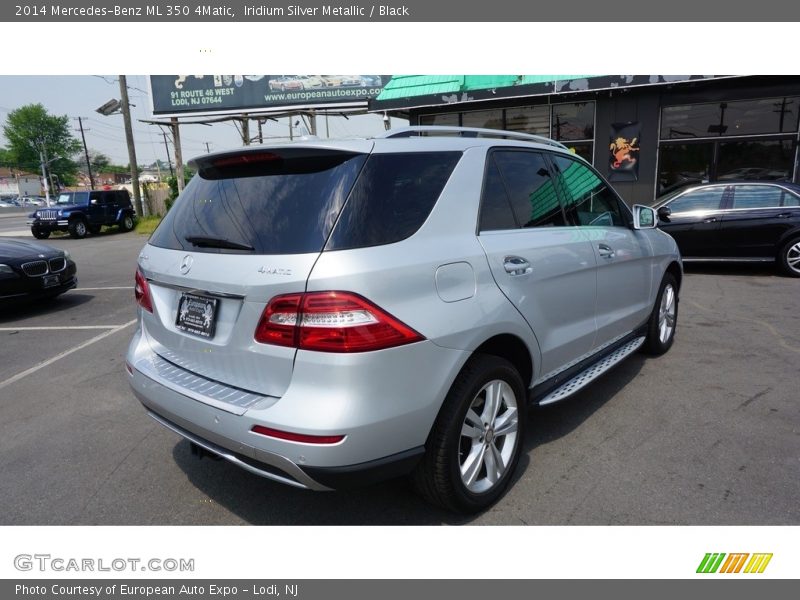 Iridium Silver Metallic / Black 2014 Mercedes-Benz ML 350 4Matic