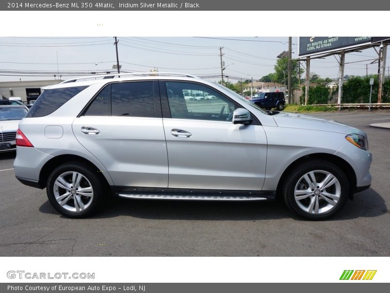 Iridium Silver Metallic / Black 2014 Mercedes-Benz ML 350 4Matic