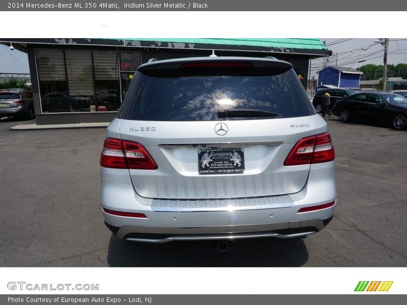 Iridium Silver Metallic / Black 2014 Mercedes-Benz ML 350 4Matic