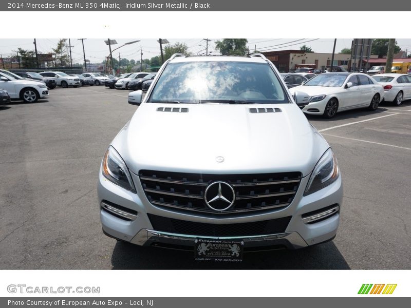 Iridium Silver Metallic / Black 2014 Mercedes-Benz ML 350 4Matic