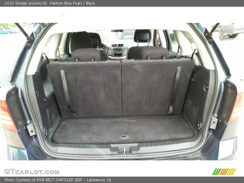 Fathom Blue Pearl / Black 2015 Dodge Journey SE