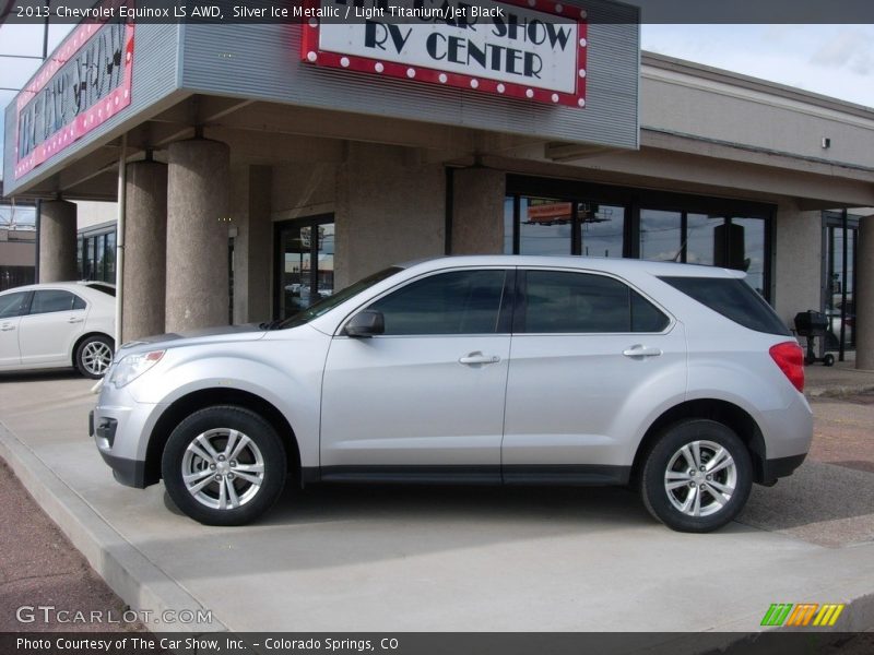 Silver Ice Metallic / Light Titanium/Jet Black 2013 Chevrolet Equinox LS AWD
