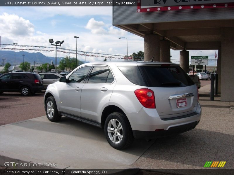 Silver Ice Metallic / Light Titanium/Jet Black 2013 Chevrolet Equinox LS AWD