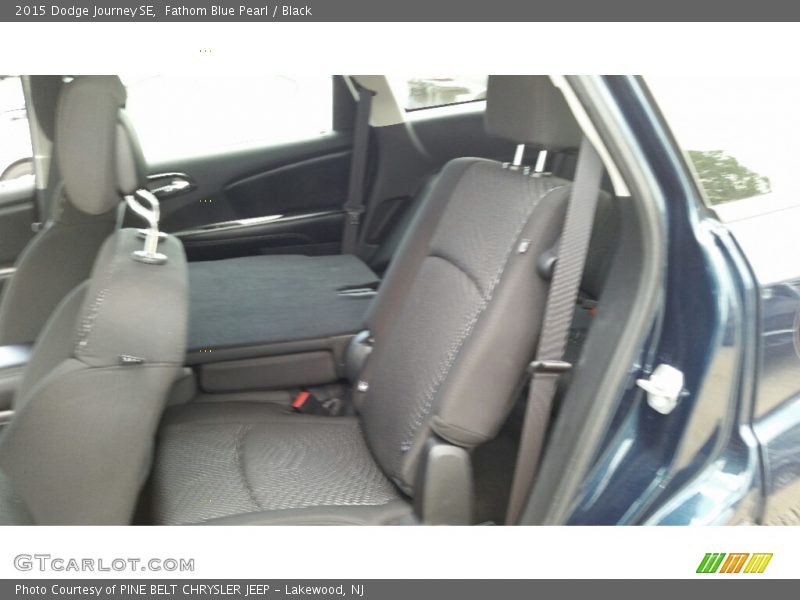 Fathom Blue Pearl / Black 2015 Dodge Journey SE