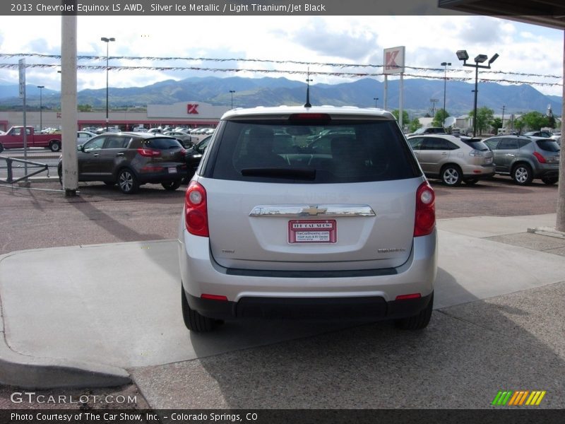 Silver Ice Metallic / Light Titanium/Jet Black 2013 Chevrolet Equinox LS AWD