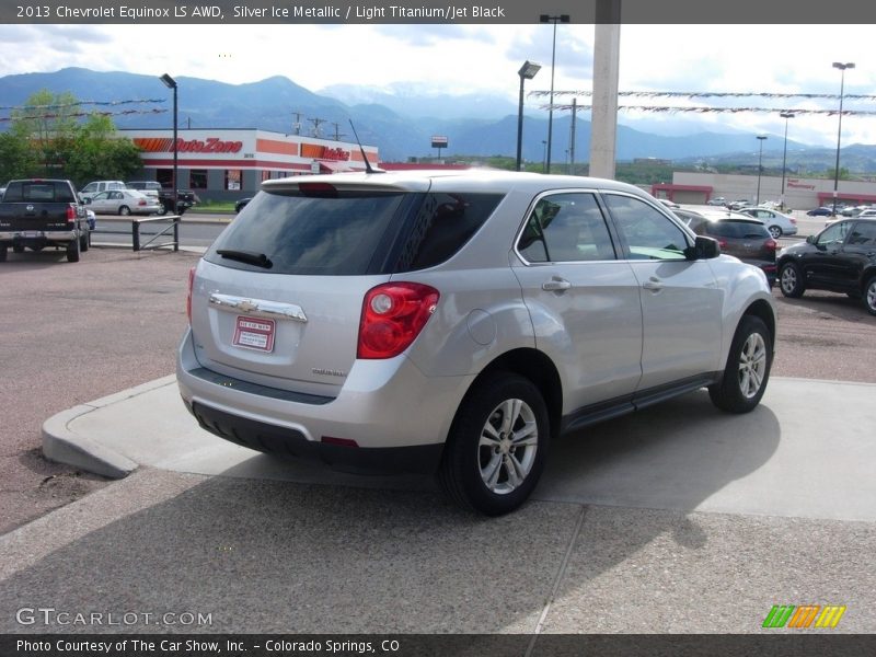 Silver Ice Metallic / Light Titanium/Jet Black 2013 Chevrolet Equinox LS AWD