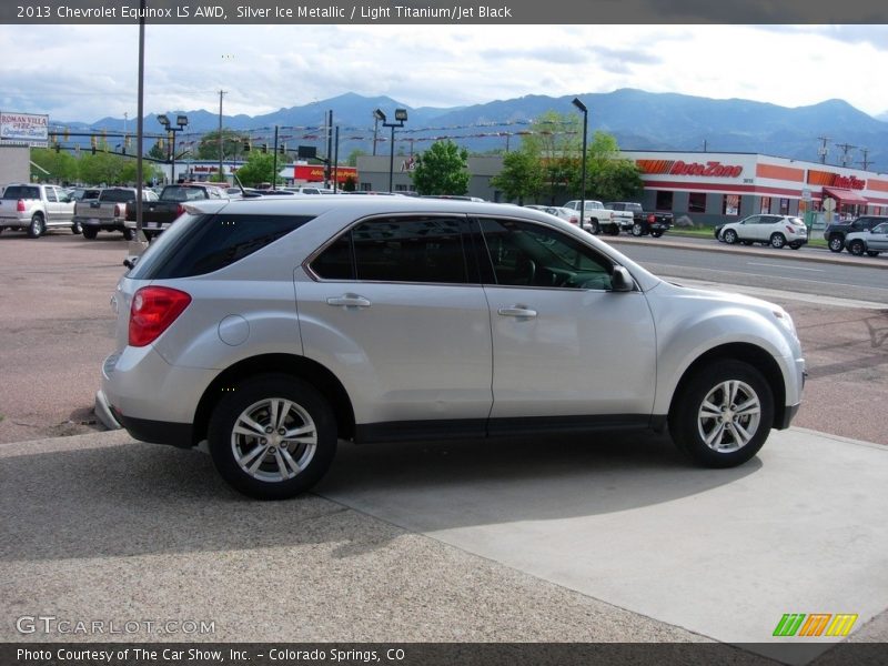 Silver Ice Metallic / Light Titanium/Jet Black 2013 Chevrolet Equinox LS AWD