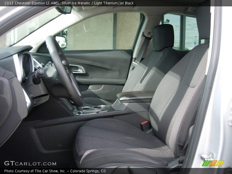 Silver Ice Metallic / Light Titanium/Jet Black 2013 Chevrolet Equinox LS AWD