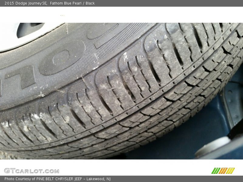 Fathom Blue Pearl / Black 2015 Dodge Journey SE