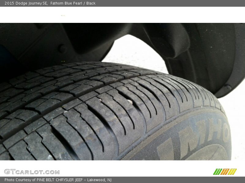 Fathom Blue Pearl / Black 2015 Dodge Journey SE