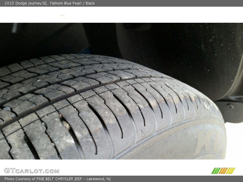 Fathom Blue Pearl / Black 2015 Dodge Journey SE
