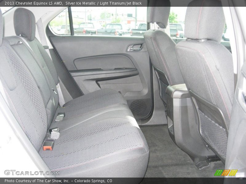 Silver Ice Metallic / Light Titanium/Jet Black 2013 Chevrolet Equinox LS AWD
