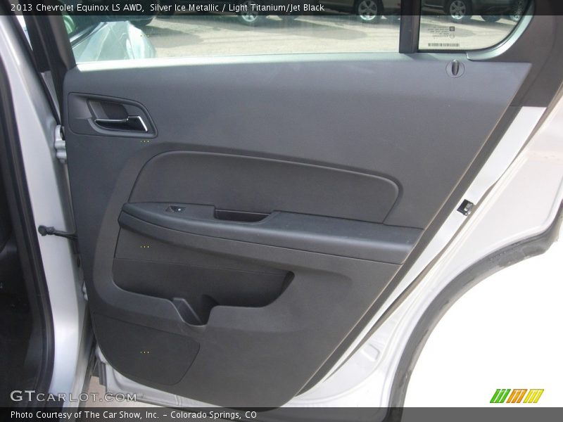 Silver Ice Metallic / Light Titanium/Jet Black 2013 Chevrolet Equinox LS AWD
