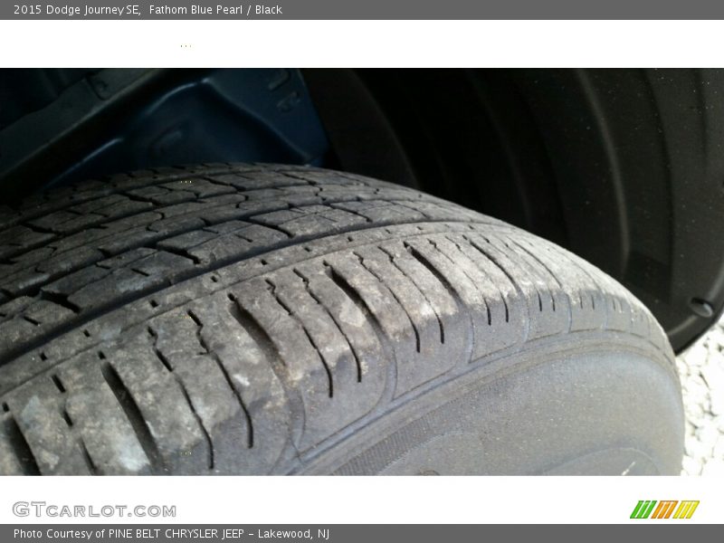 Fathom Blue Pearl / Black 2015 Dodge Journey SE