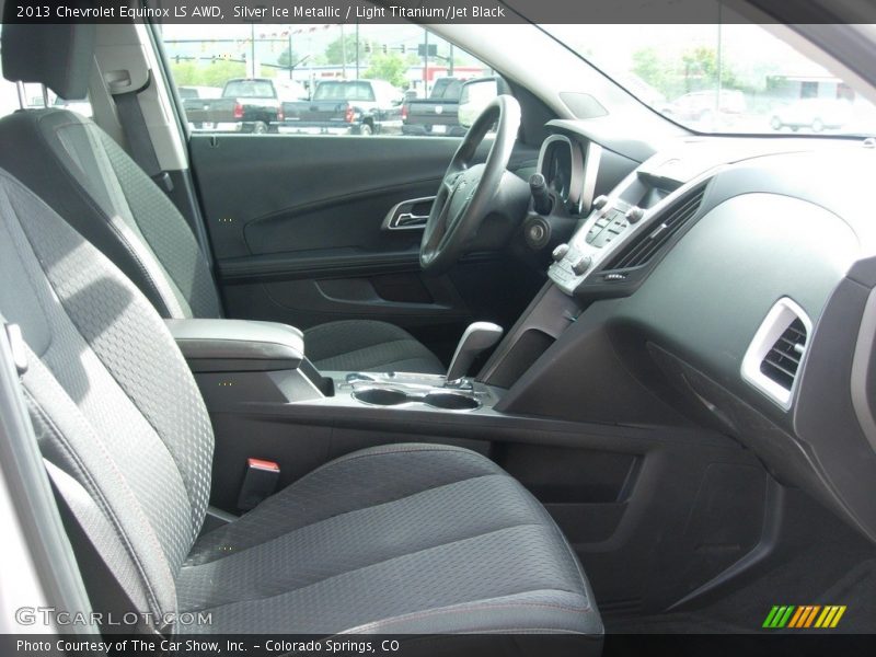 Silver Ice Metallic / Light Titanium/Jet Black 2013 Chevrolet Equinox LS AWD