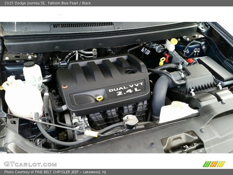 Fathom Blue Pearl / Black 2015 Dodge Journey SE
