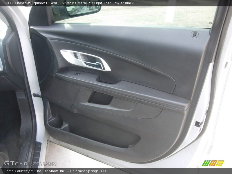 Silver Ice Metallic / Light Titanium/Jet Black 2013 Chevrolet Equinox LS AWD