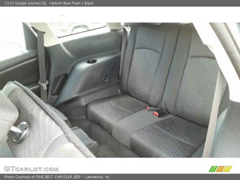 Fathom Blue Pearl / Black 2015 Dodge Journey SE