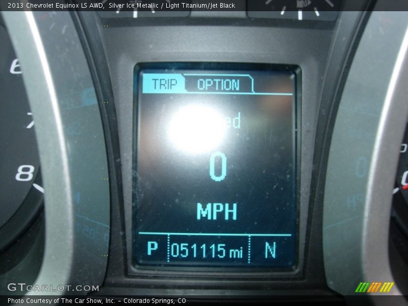 Silver Ice Metallic / Light Titanium/Jet Black 2013 Chevrolet Equinox LS AWD