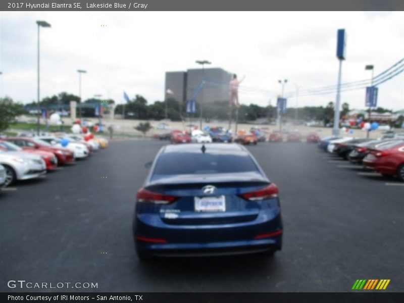 Lakeside Blue / Gray 2017 Hyundai Elantra SE