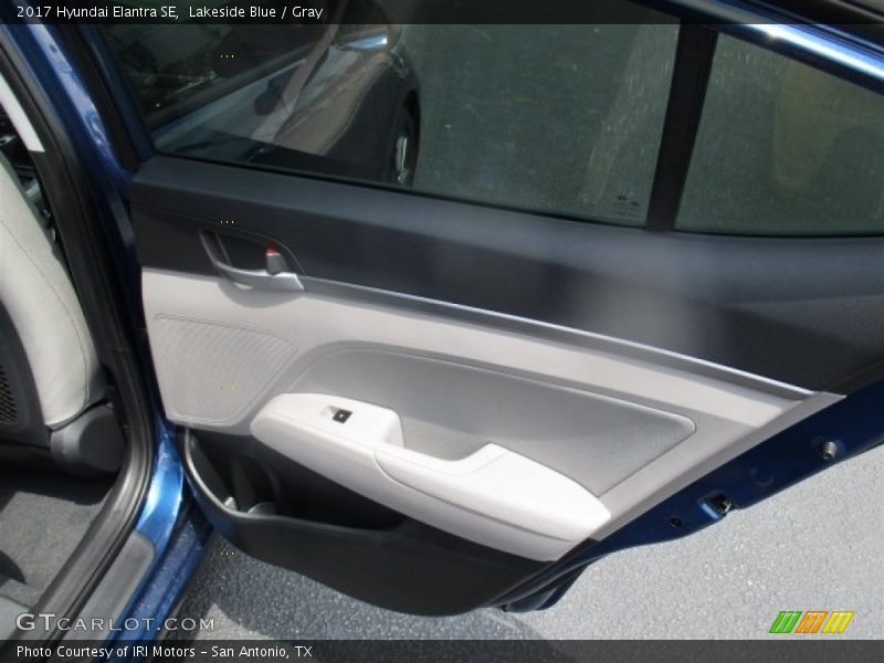 Lakeside Blue / Gray 2017 Hyundai Elantra SE