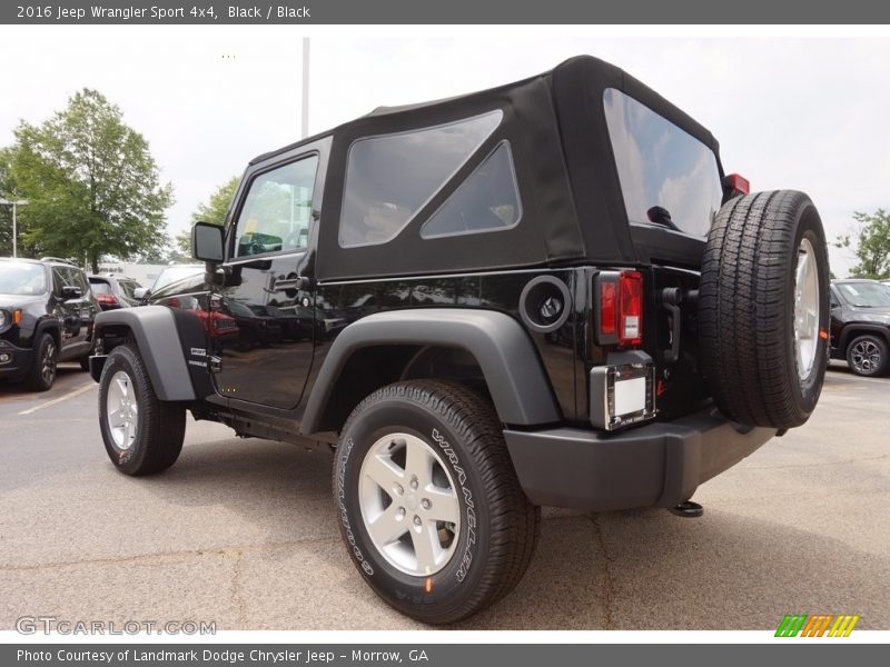 Black / Black 2016 Jeep Wrangler Sport 4x4