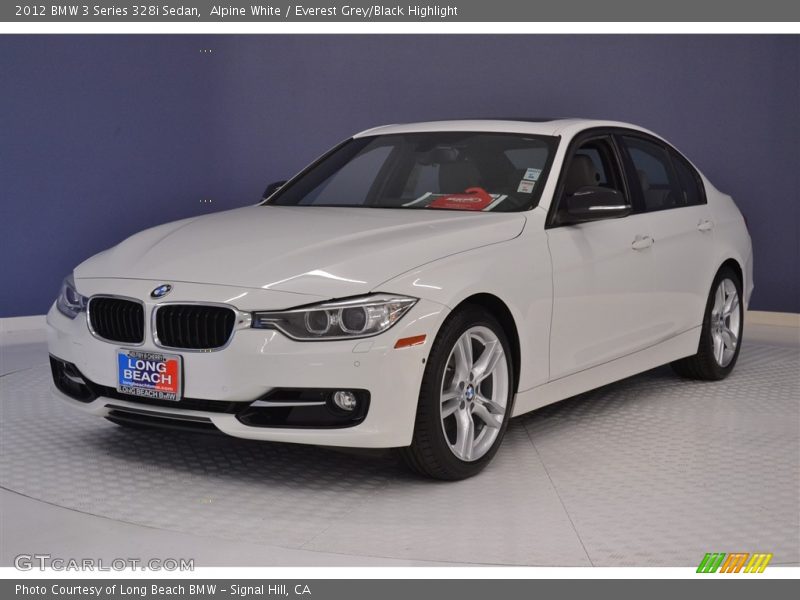 Alpine White / Everest Grey/Black Highlight 2012 BMW 3 Series 328i Sedan