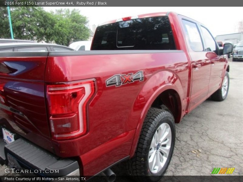 Ruby Red / Black 2016 Ford F150 Lariat SuperCrew 4x4