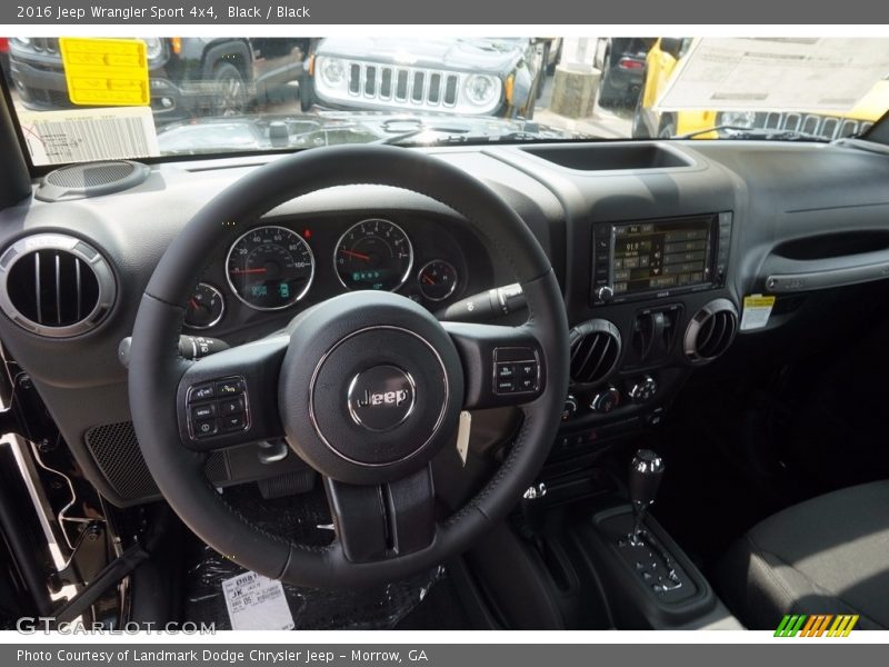 Black / Black 2016 Jeep Wrangler Sport 4x4