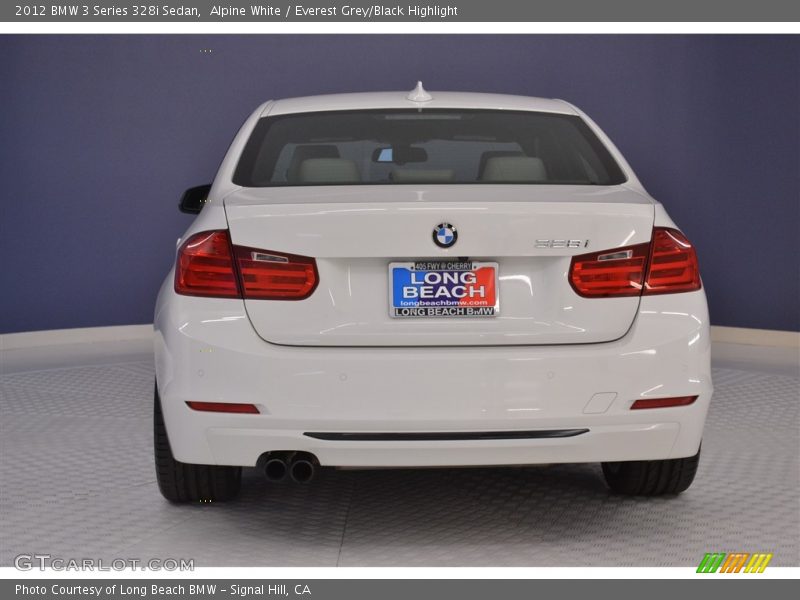 Alpine White / Everest Grey/Black Highlight 2012 BMW 3 Series 328i Sedan