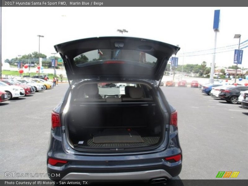 Marlin Blue / Beige 2017 Hyundai Santa Fe Sport FWD