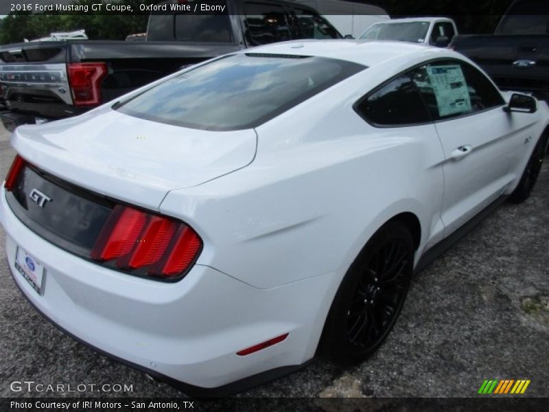 Oxford White / Ebony 2016 Ford Mustang GT Coupe
