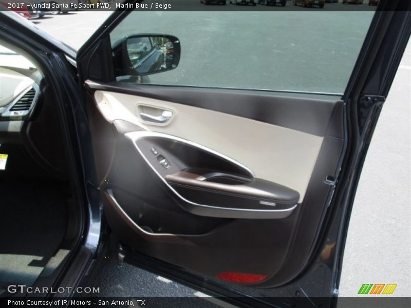 Marlin Blue / Beige 2017 Hyundai Santa Fe Sport FWD