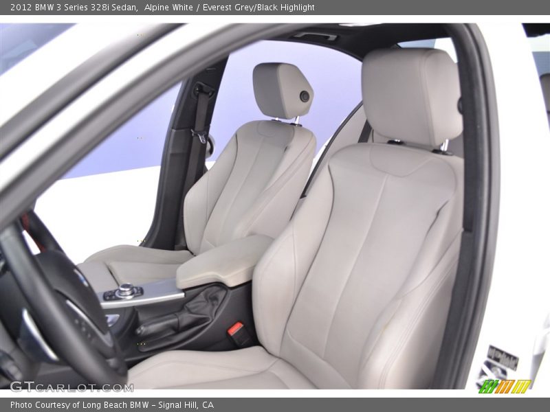 Alpine White / Everest Grey/Black Highlight 2012 BMW 3 Series 328i Sedan