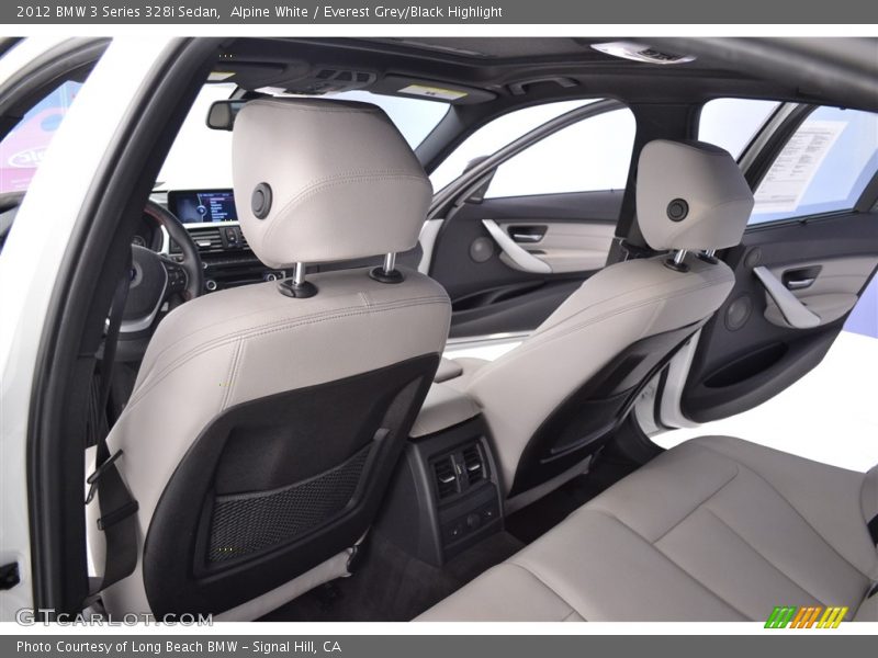 Alpine White / Everest Grey/Black Highlight 2012 BMW 3 Series 328i Sedan