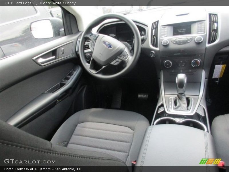 Oxford White / Ebony 2016 Ford Edge SE