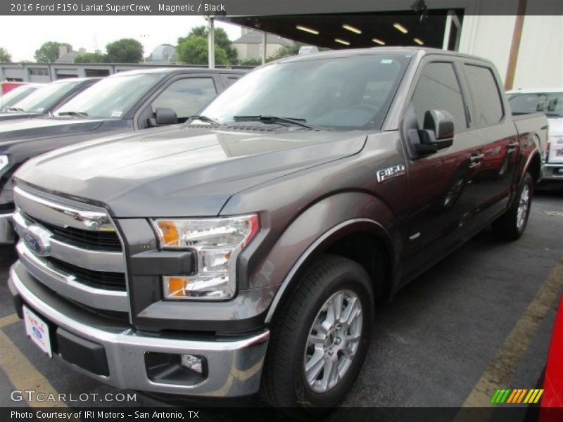 Magnetic / Black 2016 Ford F150 Lariat SuperCrew