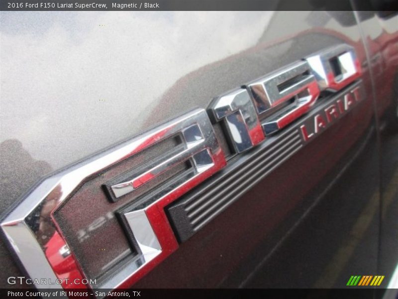 Magnetic / Black 2016 Ford F150 Lariat SuperCrew