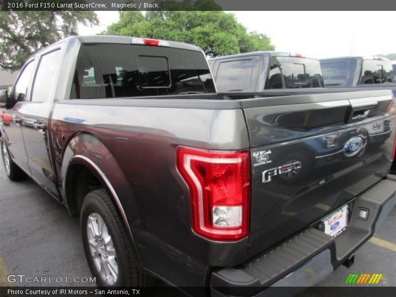 Magnetic / Black 2016 Ford F150 Lariat SuperCrew