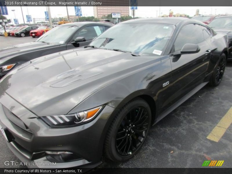 Magnetic Metallic / Ebony 2016 Ford Mustang GT Coupe