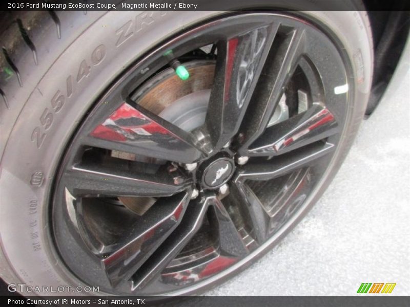Magnetic Metallic / Ebony 2016 Ford Mustang EcoBoost Coupe