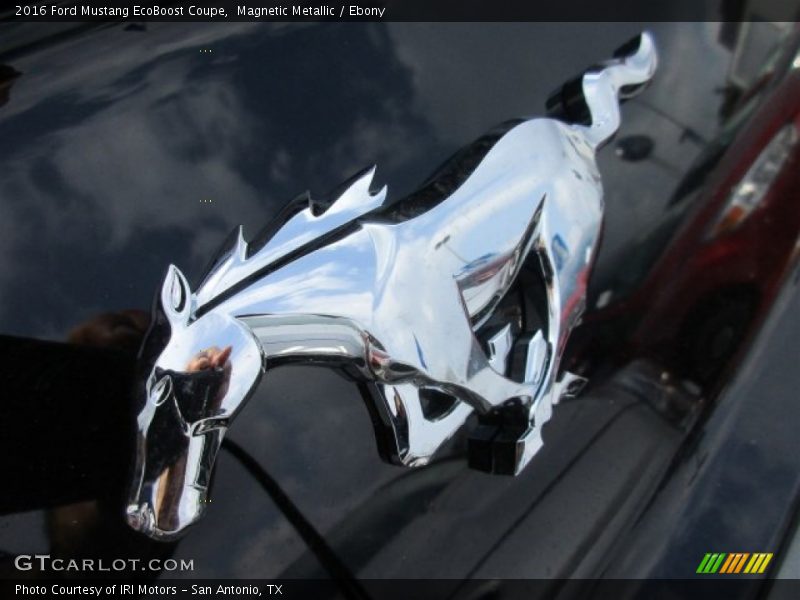 Magnetic Metallic / Ebony 2016 Ford Mustang EcoBoost Coupe