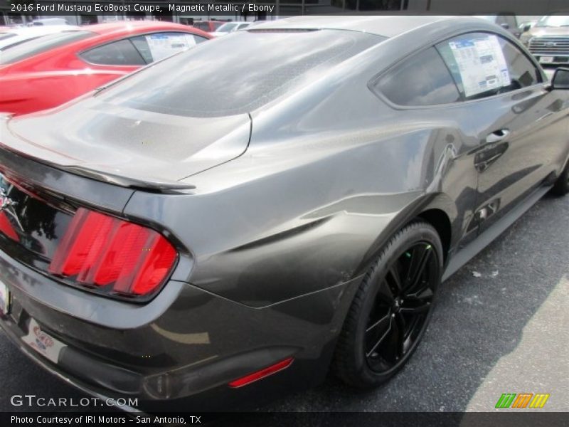 Magnetic Metallic / Ebony 2016 Ford Mustang EcoBoost Coupe